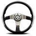MOMO Tuner Steering Wheel - Silver Spokes - 320mm