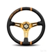 MOMO Drifting Steering Wheel - - Orange Inserts 350mm