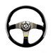 MOMO Tuner Steering Wheel - Silver Spokes - 350mm