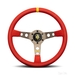 MOMO Mod. 07 350mm Red Steering Wheel - Single