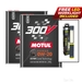 Motul 300V Power 0W-20 Car Engine Oil - 4L Bundle (2 x 2L) with Free LED Worklight