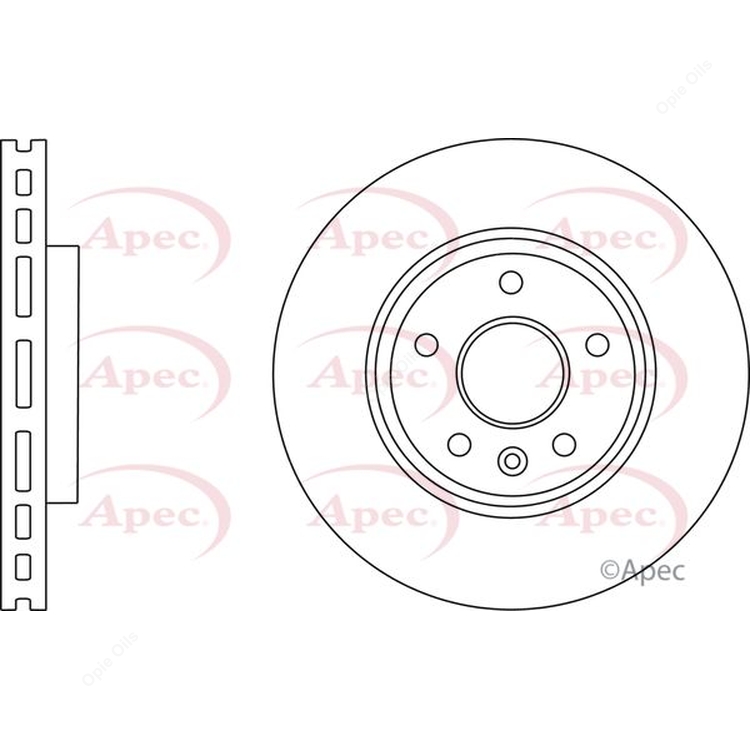 Apec Brake Disc (DSK2753)