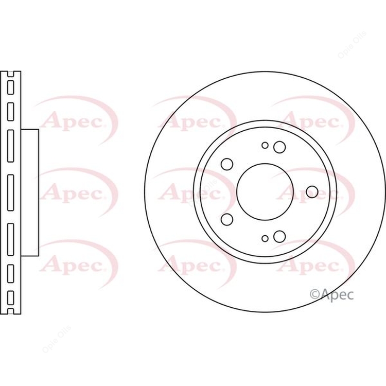 Apec Brake Disc (DSK2856)