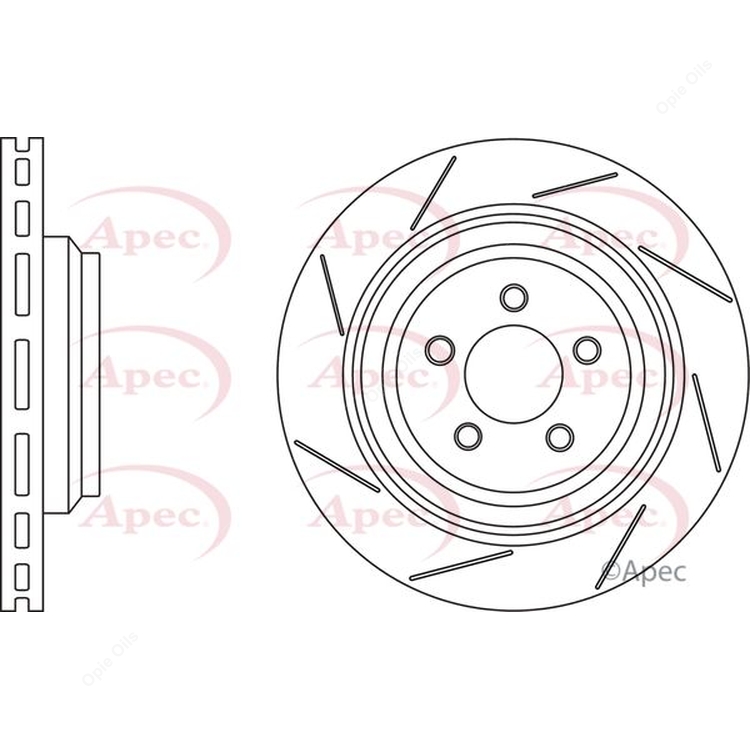 Apec Brake Disc (DSK3223)