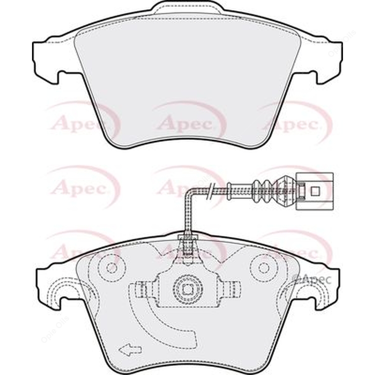 Apec Brake Pads (PAD1336)