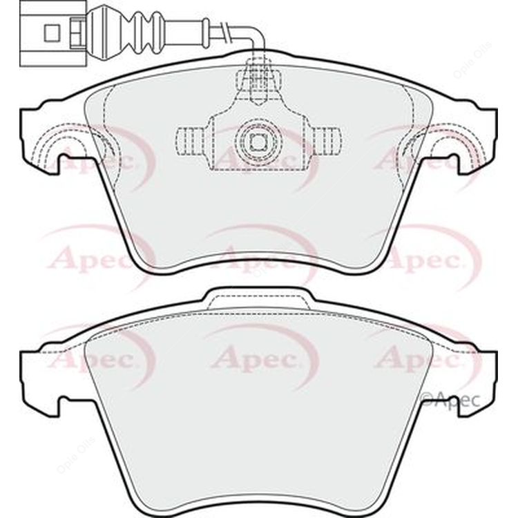 Apec Brake Pads (PAD1496)