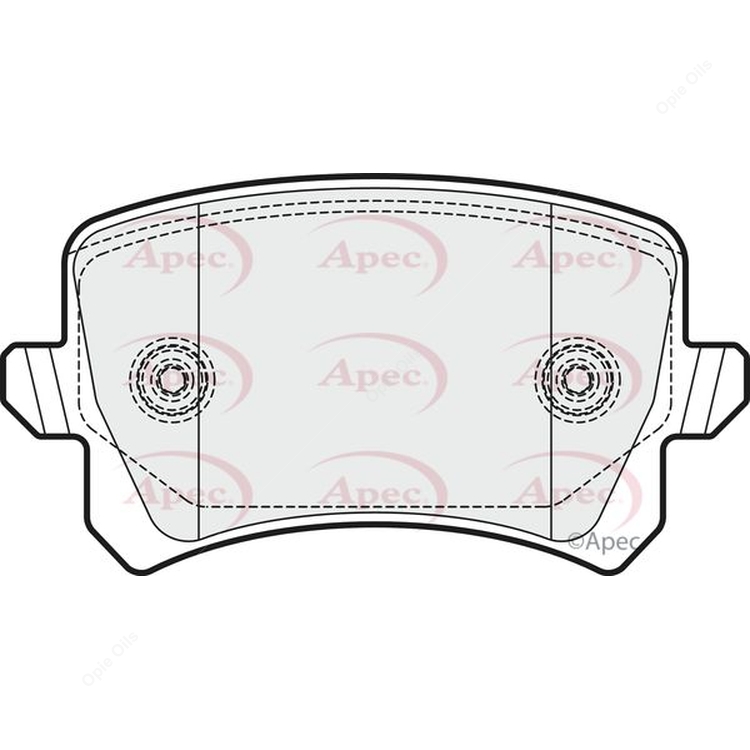 Apec Brake Pads (PAD1654)