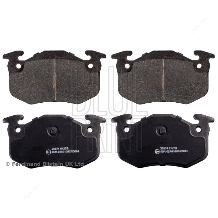 Blue Print Rear Brake Pads (ADP154238) Fits: Peugeot 206