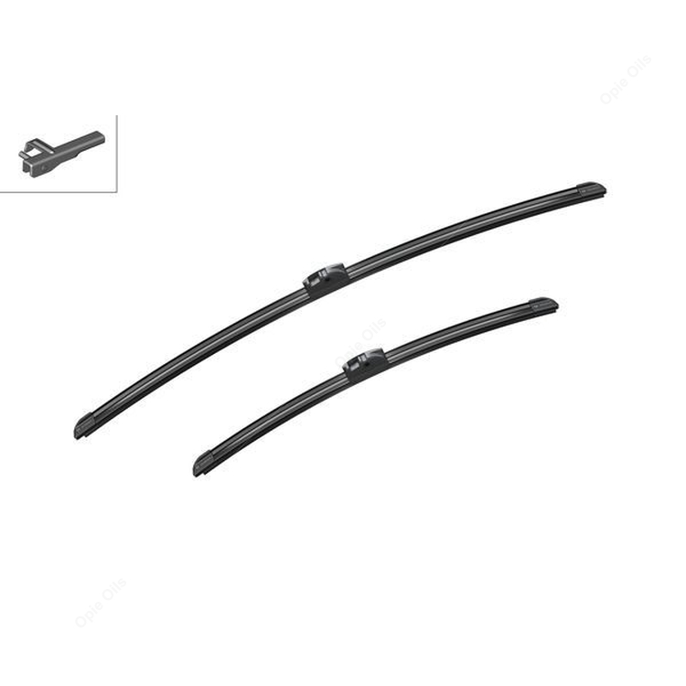 Front Wiper Blades (26" + 14") For Renault Captur (X87) 03/2016 Onward