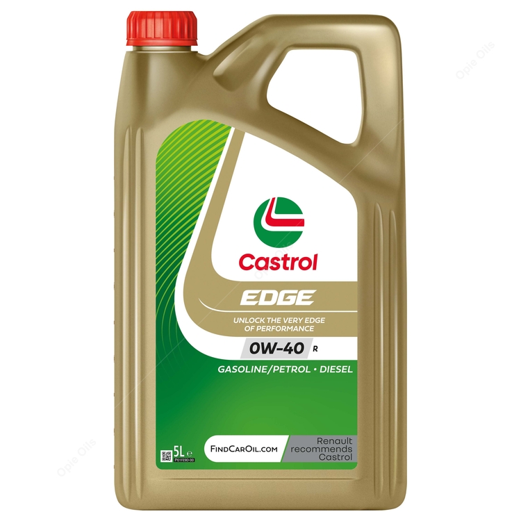 Castrol EDGE 0W-40 エンジンオイル 5L Castrol Edge 0w-40 R - Fully Synthetic Engine Oil