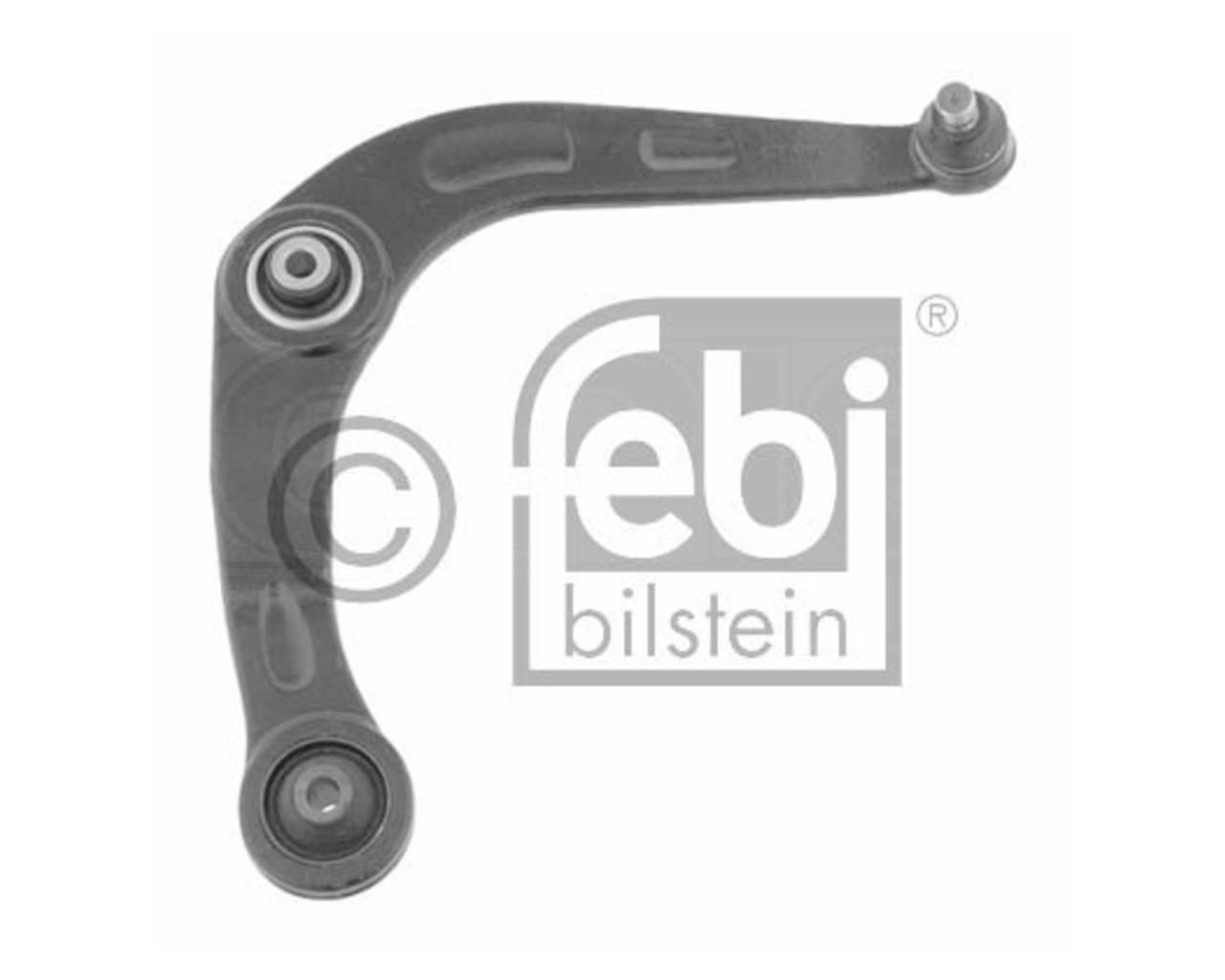 Pack of 1 front axle right, lower febi bilstein 15951 control arm with bushes and joint 