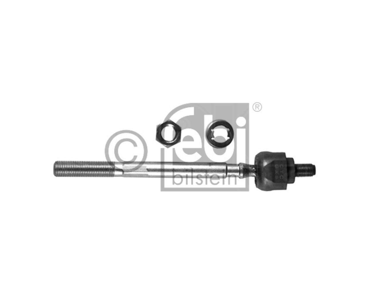 Blue Print ADH28740 Inner Tie Rod without tie rod end with nut and locking plate pack of one 