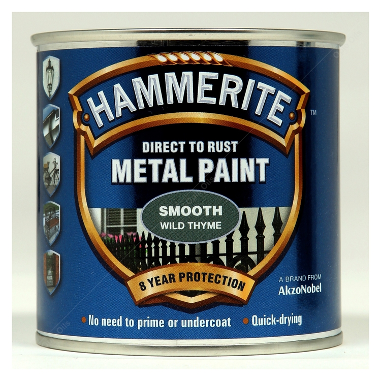 Hammerite Direct To Rust Metal Paint Smooth Wild Thyme (5158229)