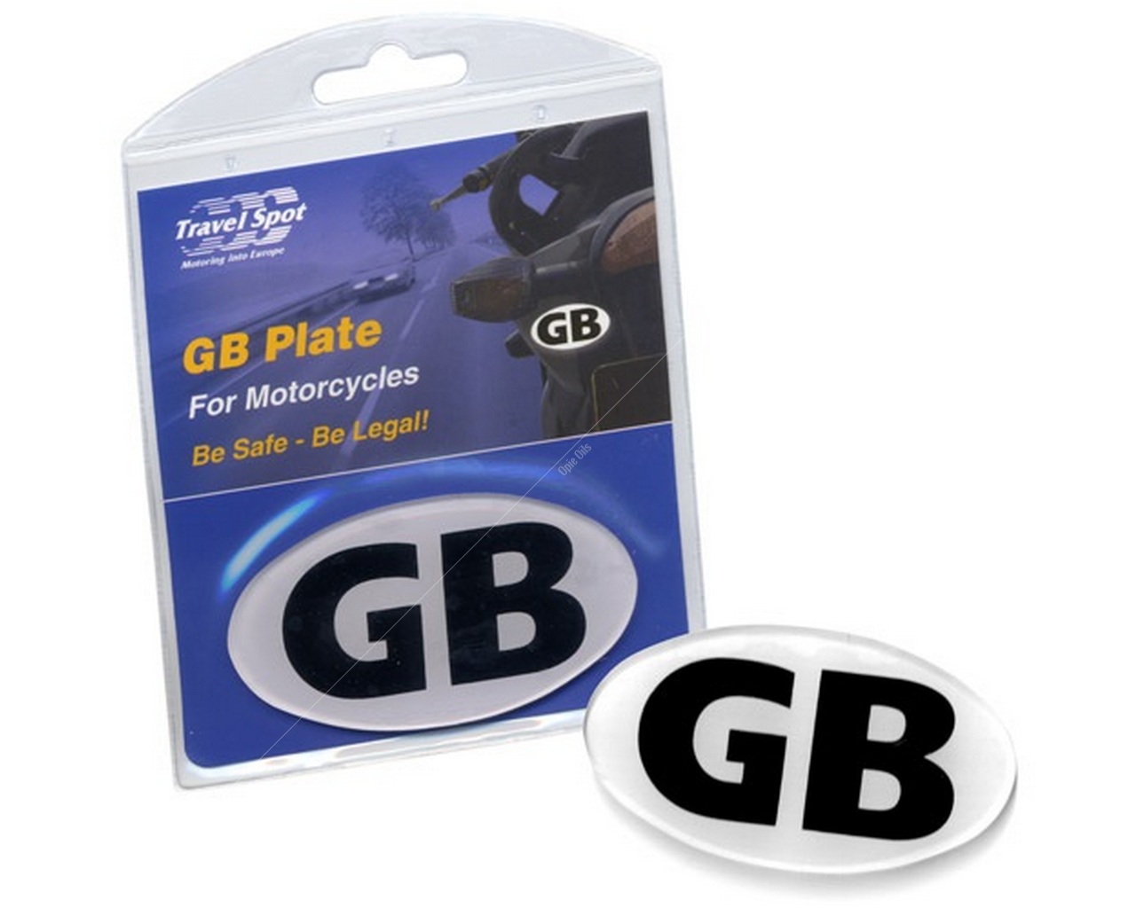 Travel Spot 91150A GB Plate for Motorcycles 
