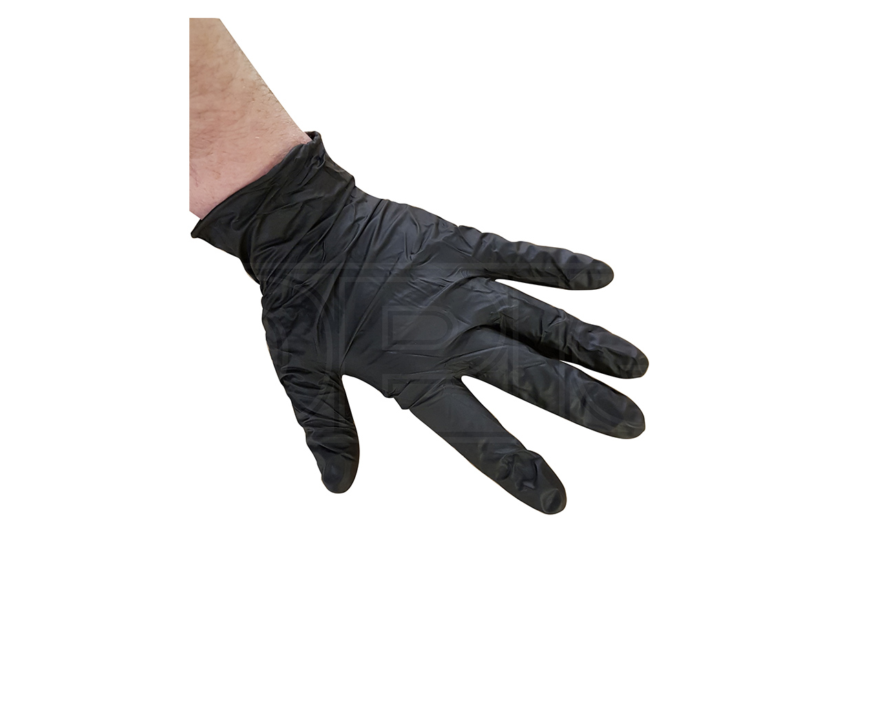 Black Rhino Premium Heavy Duty Nitrile Gloves Black Pack of 100