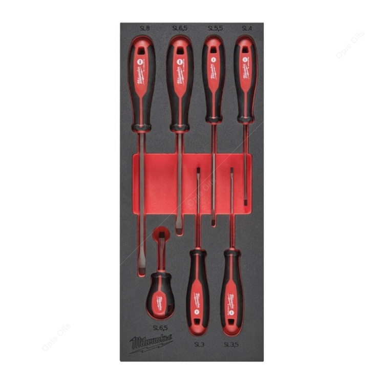 Tri Lobe Screwdriver Sl 7 Piece Set Set Milwaukee 4932492395