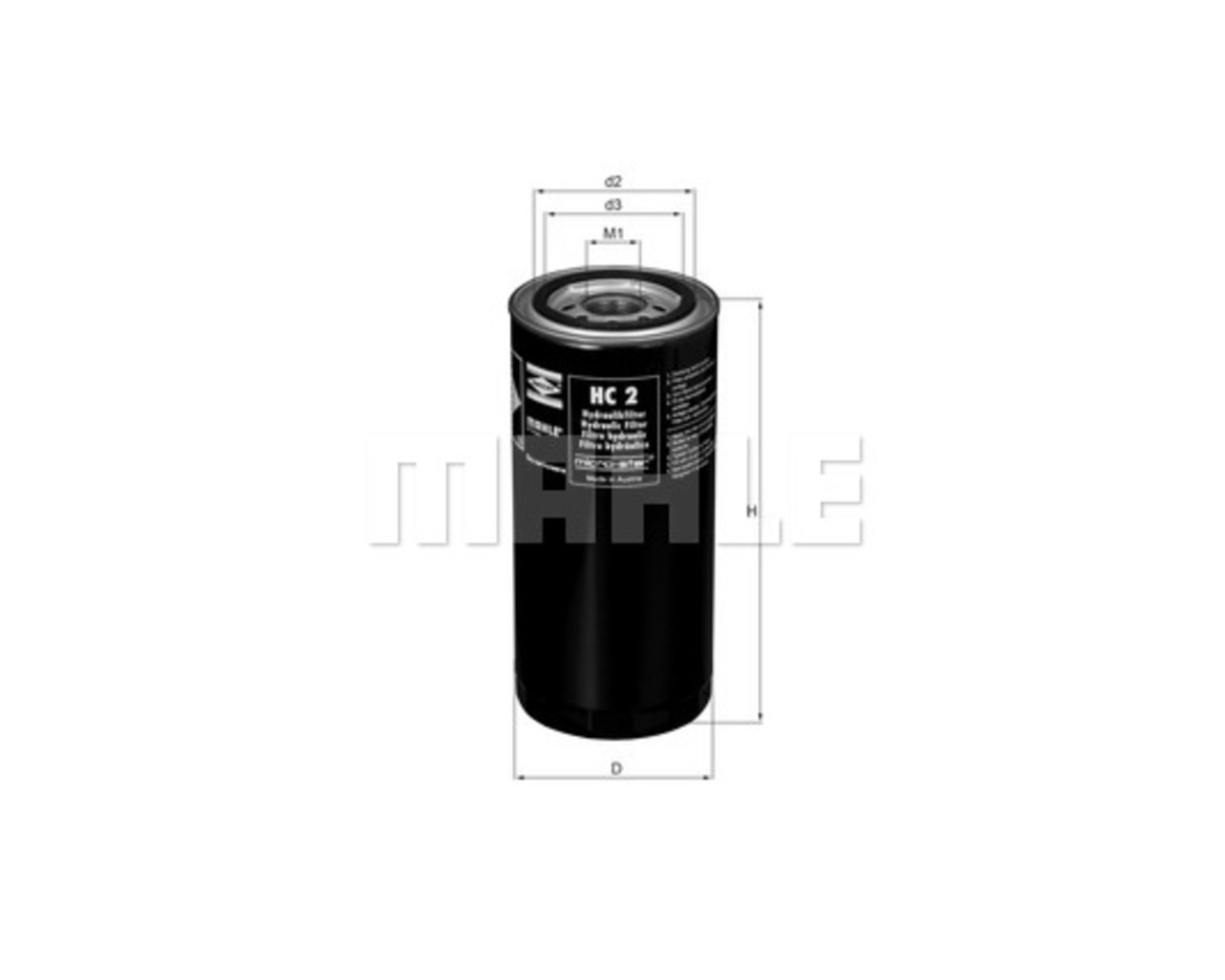 Mahle Hydraulic Filter HC2