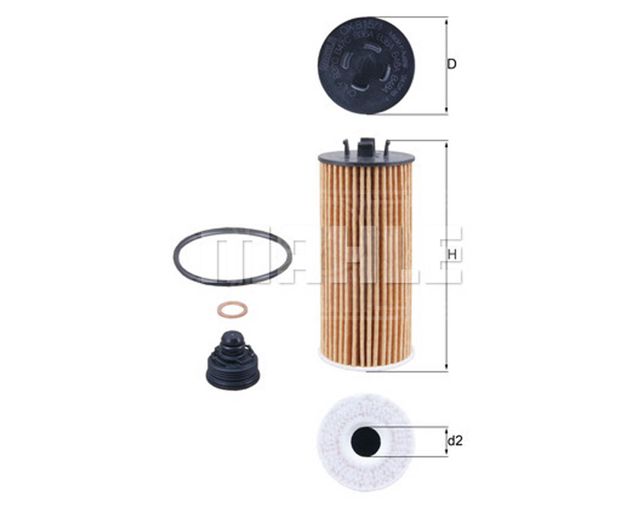 MAHLE LX 2901 Engine Air Filter - Premium Replacement Filter