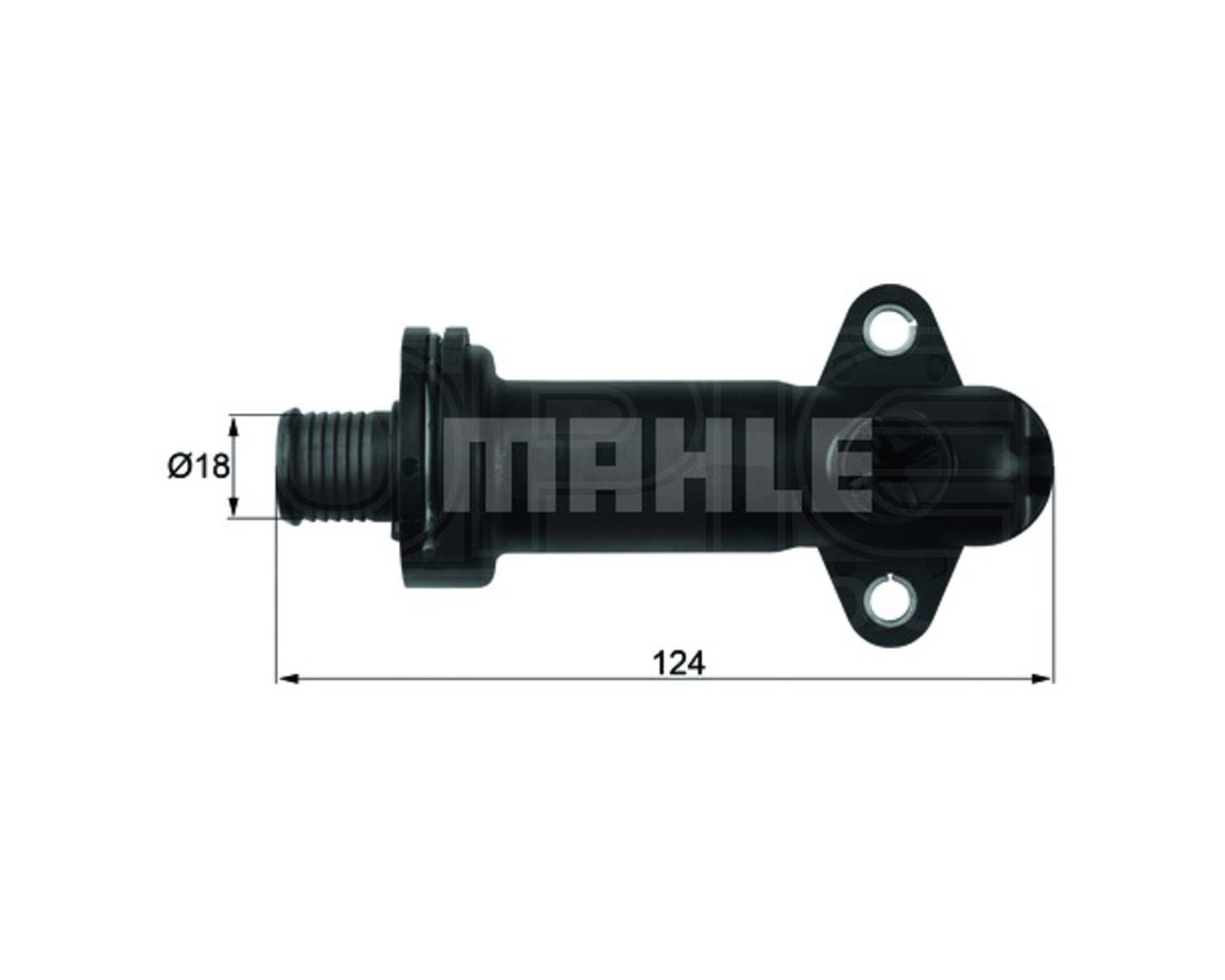 MAHLE/BEHR EGR Coolant Thermostat With O-Ring Set For BMW 1,3,5,6,7 Series X3,X5,X6 - OE Quality