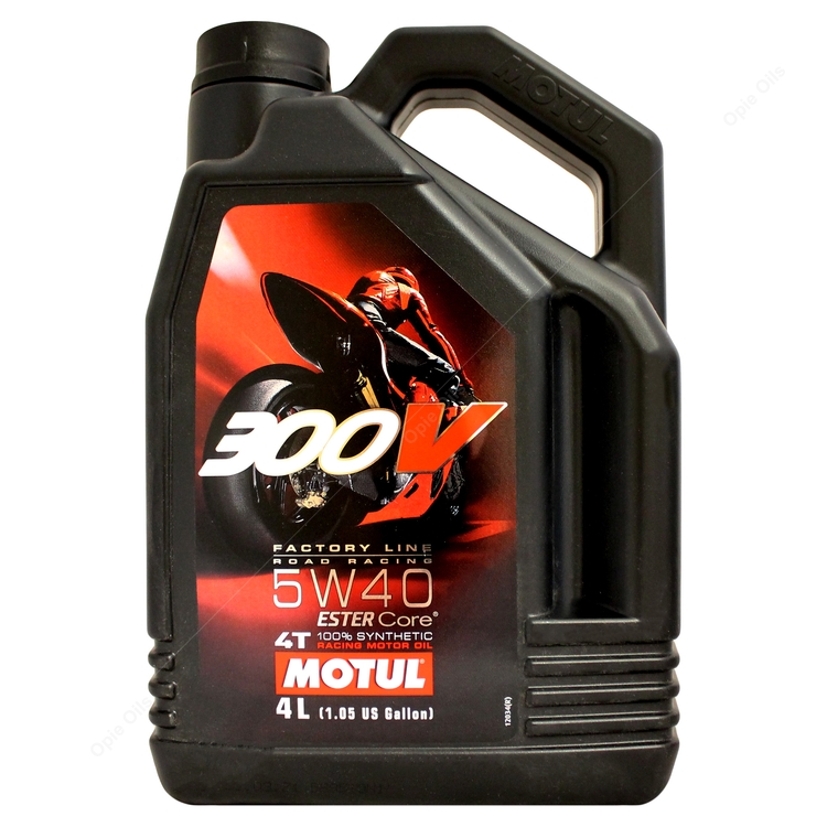 Motul 300V 4T Factory Line 5w-40 Ester Synthetic Racing Motorcycle
