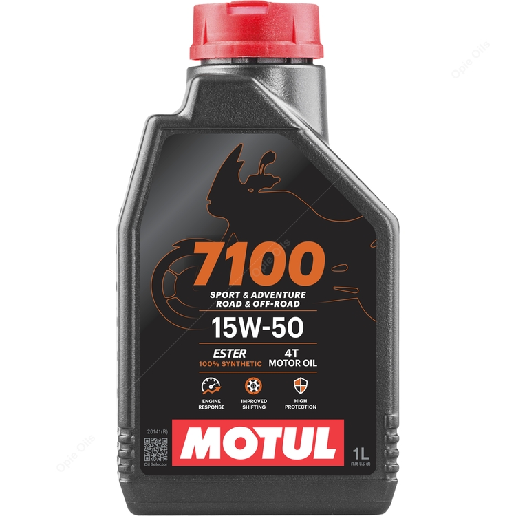 Motul 7100 4T 15w-50 Ester Synthetic Racing Motorcycle Engine Oil