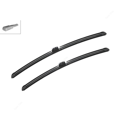 BOSCH AeroTwin Retrofit Flat Windscreen Wiper Set 600 550mm A243S