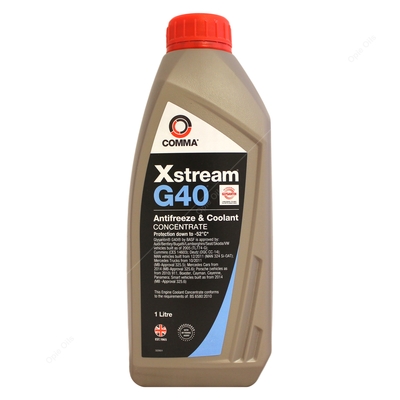 Comma XSG401L Xstream G40 Concentrated Antifreeze & Coolant - 1 litre -  Replacement Antifreeze / Coolant