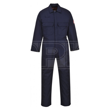 Portwest Bizweld Flame Resistant Coverall - Navy