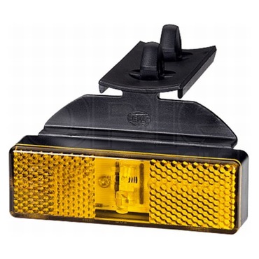 LED Fitting Position: Left/Right mounting/Clipped LED colour: Yellow 24V HELLA 2PS 008 643-011 Side Marker Light 