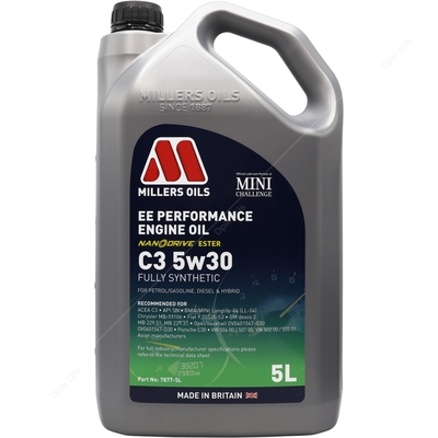 Millers Oils EE Performance C3 5w-30 Fully Synthetic Engine Oil