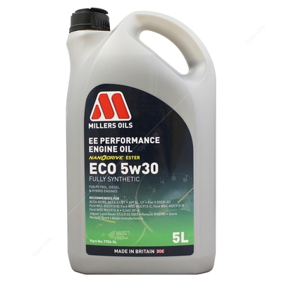 Millers Oils EE Performance ECO 5w-30 Fully Synthetic Engine Oil