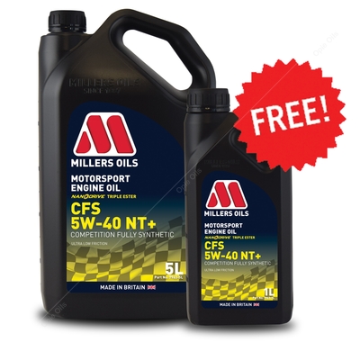 Millers Oils Motorsport CFS 5w-40 NT+ Nanodrive Fully Synthetic Engine Oil