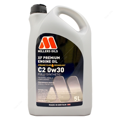Millers Oils XF Premium C2 0w-30 Fully Synthetic Engine Oil