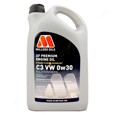 Millers Oils XF Premium C3 0w-30 Fully Synthetic Engine Oil