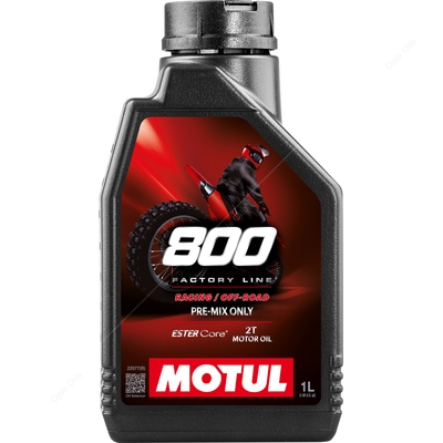 Motul 800 2T Factory Line Off Road Ester Synthetic Premix Racing Motorcycle Engine Oil