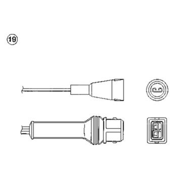 Pre-Cat Front o2 Oxygen Sensor for Fiat Croma 1990 - 1996 2.0 Pre-Cat Front o2 Oxygen Sensor for Fiat Croma 1990 - 1996 2.0