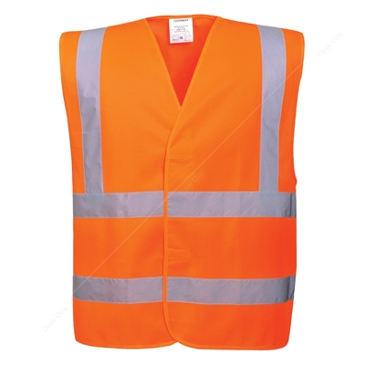 Portwest Orange High Visibility Safety Vest / Waistcoat / Bib
