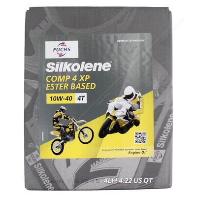 Silkolene Comp 4 10w-40 XP Ester Based Semi Synthetic Bike Engine Oil