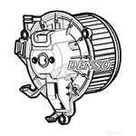 Denso Cabin Blower Heater Fan DEA12006 - Fits Iveco