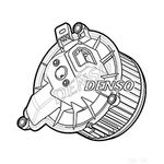 Denso Cabin Blower Heater Fan DEA12007 - Fits Iveco