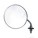 Replacement Mirror Glass - Classic Style Round Wing Mirror - Left - Summit CDM7-L