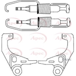 Apec Brake Adjuster Kit (ADB3015)