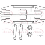Apec Brake Adjuster Kit (ADB3019)
