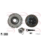 Apec 3 Piece Clutch Kit Including CSC (ACL1012)