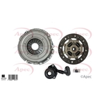 Apec 3 Piece Clutch Kit Including CSC (ACL1024)