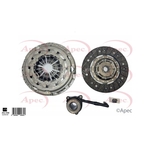 Apec 3 Piece Clutch Kit Including CSC (ACL1038)
