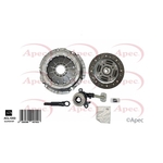 Apec 3 Piece Clutch Kit Including CSC (ACL1053)