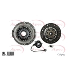 Apec 3 Piece Clutch Kit Including CSC (ACL1067)
