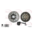 Apec 3 Piece Clutch Kit Including CSC (ACL1119)