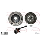 Apec 3 Piece Clutch Kit Including CSC (ACL1134)